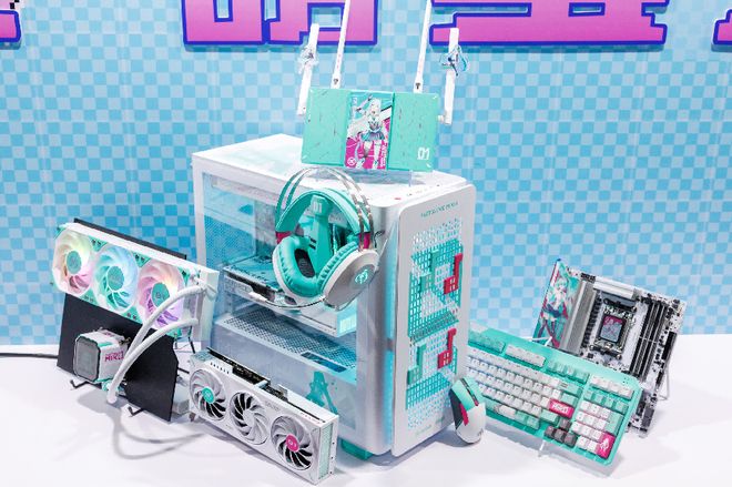 跨界联动燃爆二次元！全新外设惊艳亮相CQ9电子有限公司ROG×初音未来(图7)